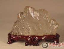 19th Century Rock Crystal - (7 x 9 x 3 cm)